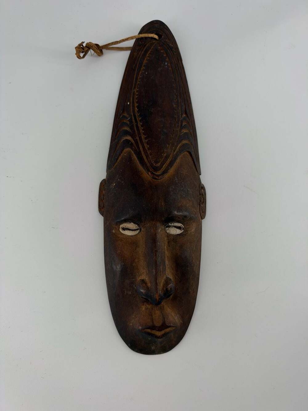 Vintage Papua New Guinea Sepik River Carved Wood Mask